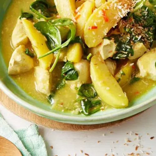 Spinat-Kartoffel-Curry