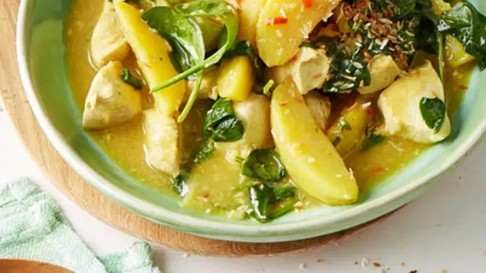 Spinat-Kartoffel-Curry