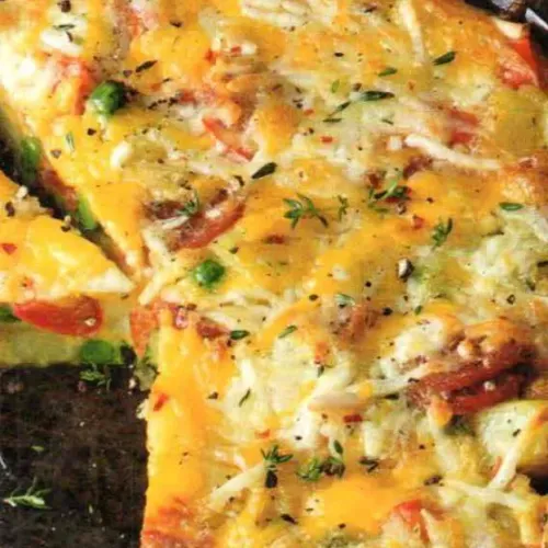 Kartoffel-Paprika-Tortilla