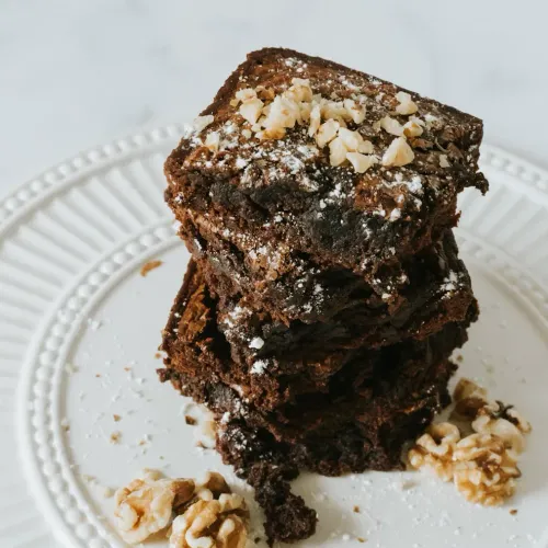 Marmorierte Walnuss-Brownies