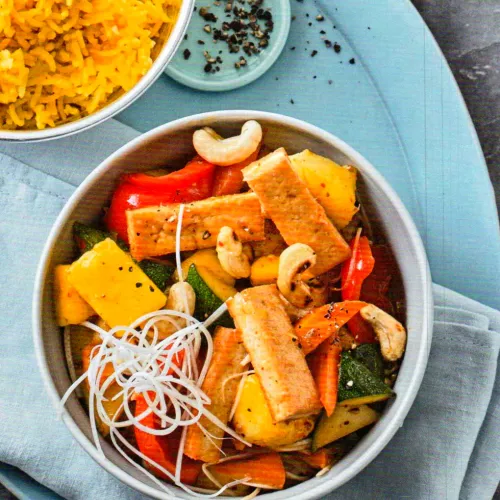 Indisches Tofu-Mango-Curry