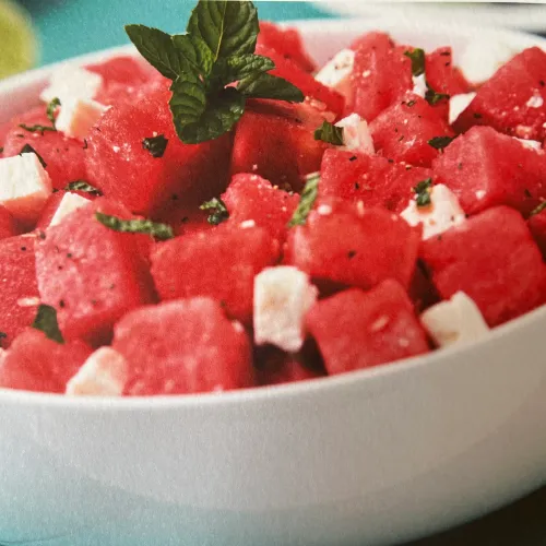 Wassermelonen-Feta-Salat