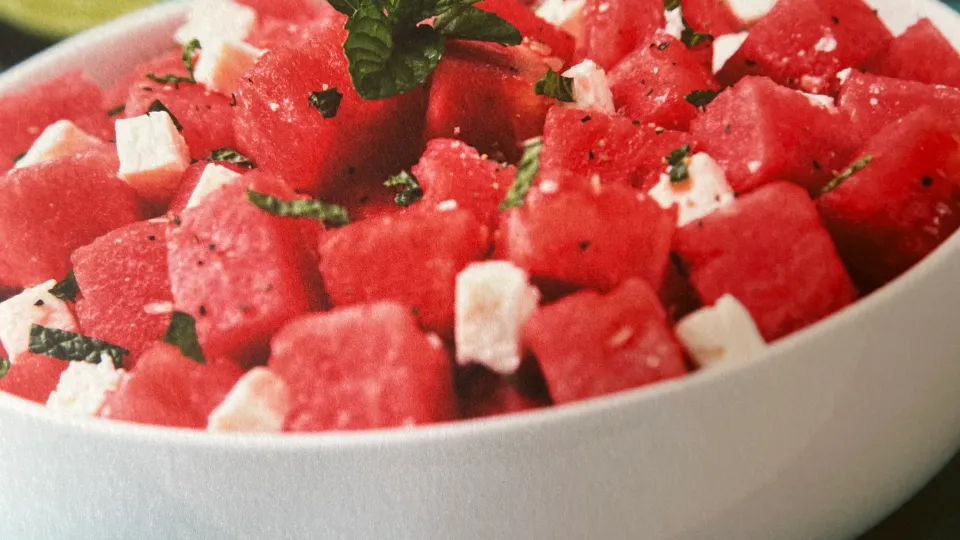 Wassermelonen-Feta-Salat