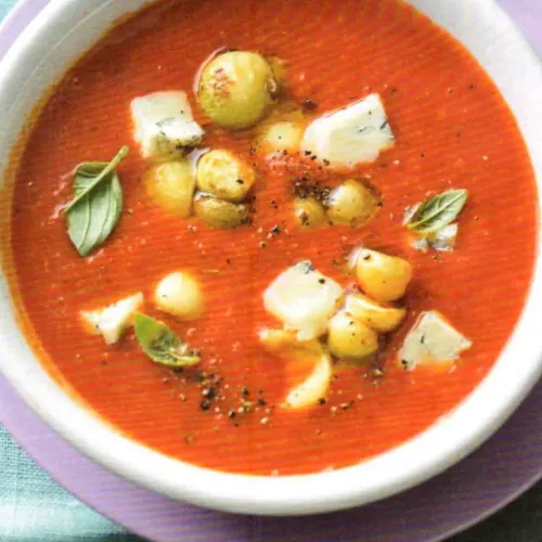 Gorgonzola-Tomatensuppe
